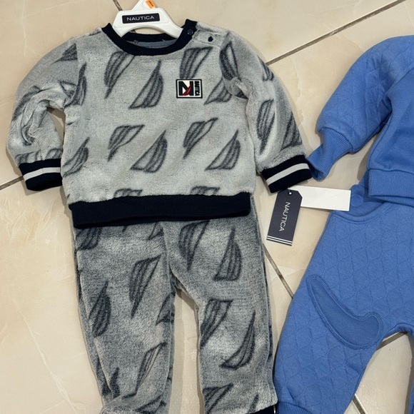 Nike Kids Matching Sets in Gray and Blue - Picture 3 of 8